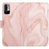 Pouzdro a kryt na mobilní telefon Xiaomi Pouzdro iSaprio - Rose Gold Marble - Xiaomi Redmi Note 10 5G