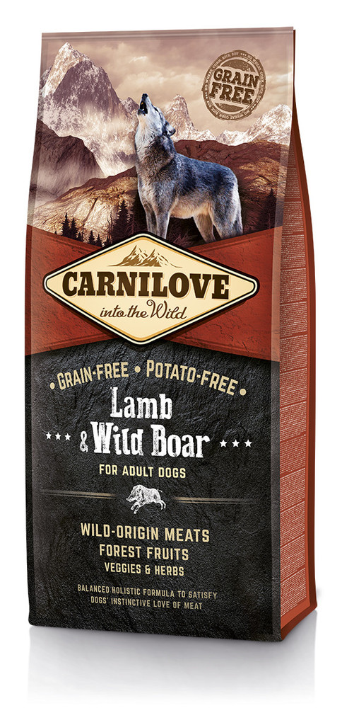 Carnilove Lamb & Wild Boar for Adult Dogs 12 kg