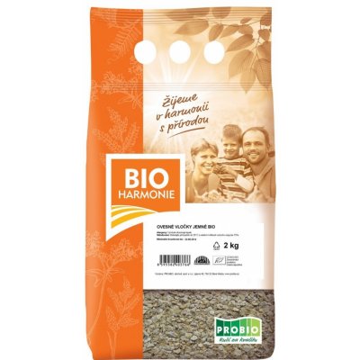 BIOHARMONIE Ovesné vločky jemné BIO 1,6 kg – Zbozi.Blesk.cz