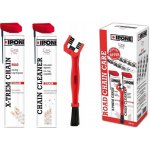 Ipone Pack Road Chain Care - Road Chain 750 ml + Chain Cleaner 750 ml + kartáč na řetěz