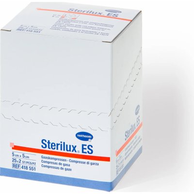 Sterilux ES Sterilní komres 5 x 5 cm bal. 25 x 2 ks – Zboží Mobilmania