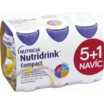NUTRIDRINK COMPACT 5+1 POR SOL 6X125ML