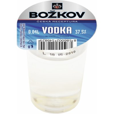 Božkov Vodka 37,5% 0,04 l (holá láhev) – Zbozi.Blesk.cz