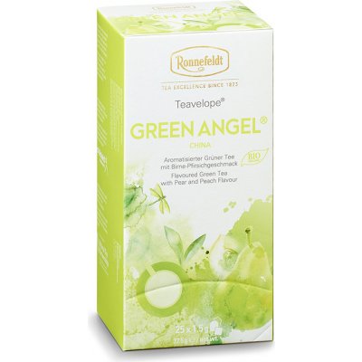 Ronnefeldt Green Angel BIO Zelený čaj 25 x 1,5 g