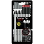 Stabilo Linery Creative Tips arty sada černá šedá 5 šířek stopy – Hledejceny.cz