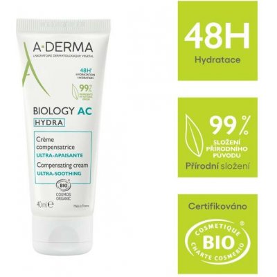 A-Derma Biology AC Hydra kompenzační krém 40 ml – Zboží Dáma