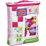 Mega Bloks Kostky v plastovém pytli růžová 60 ks – Zboží Dáma