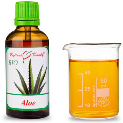 Bylinné kapky Aloe BIO tinktura 50 ml – Hledejceny.cz