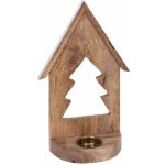 H&L Dřevěný svícen House 29 cm Motiv Strom A98002410 – Hledejceny.cz