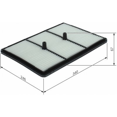 Vzduchový filtr BOSCH F 026 400 775 – Hledejceny.cz