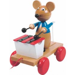 Woody dřevěné hračky tahací myš s xylofonem alternativy - Heureka.cz