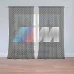 Sablio Záclony MPERFORMANCE Karbon: 2ks 150x250cm – Zboží Mobilmania