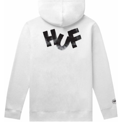 HUF HAZE BRUSH PO HOODIE White