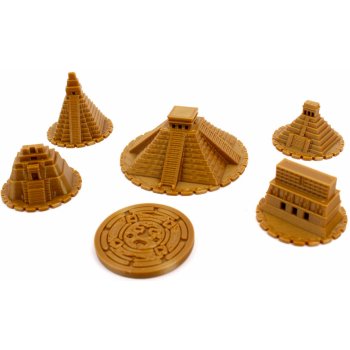 3D chrámy pro hru Tzolkin: Mayský kalendář