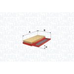 MAGNETI MARELLI Vzduchový filtr 153071760431 – Hledejceny.cz