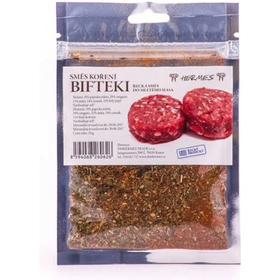 Hermes koření Bifteki na mleté maso 20 g – Zbozi.Blesk.cz