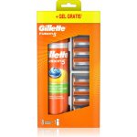 Gillette Fusion5 Fusion5 náhradní břity 8 ks + Fusion5 Ultra Sensitive gel na holení pro citlivou pleť 200 ml dárková sada – Sleviste.cz