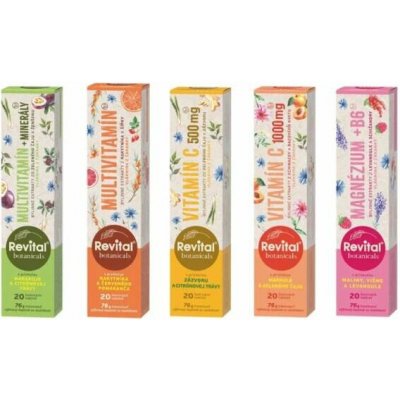 Revital Botanicals šumivé tablety s bylinnými extraktmi 76 g – Hledejceny.cz