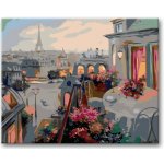 Zuty Malování podle čísel PAŘÍŽ Z BALKONU – Zboží Mobilmania