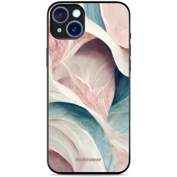 Mobiwear Glossy Apple iPhone 15 Plus - G026G - Růžový a zelenkavý mramor