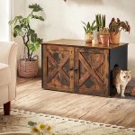Feandrea Skříňka na kočičí toaletu 80 x 49 x 53 cm – Sleviste.cz