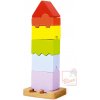 Dřevěná hračka Bino skládací věž 1000011433