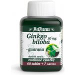 MedPharma Ginkgo biloba 30 mg Guarana 67 tablet – Hledejceny.cz