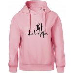 EKG volejbalisti muži Oversized mikina dámská Moon kratší + širší Růžová – Zboží Dáma