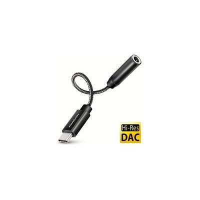 AXAGON ADA-HC, USB-C na 3.5mm jack - Hi-Res DAC audio adaptér, 384kHz/32bit, stereo ADA-HC – Zboží Živě