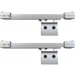 VidaXL s měkkými zarážkami ESG sklo a hliník 76 x 205 cm – Zboží Mobilmania