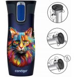 Contigo Hrnek West Loop 2.0 Námořnická modř Kočka limitovaná edice 470 ml