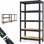 Jurhan Regál Heavy 90 x 40 x 180 cm černá 109547 – Sleviste.cz