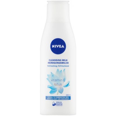 Nivea Aqua Effect osvěžující čistící pleťové mléko pro normální až smíšenou pleť 200 ml