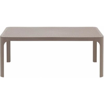 Nardi Net 100 x 60 cm Šedo hnědý plastový zahradní konferenční stolek – Zboží Mobilmania