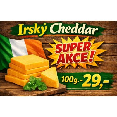 Cheddar Irský 100 g – Zboží Dáma