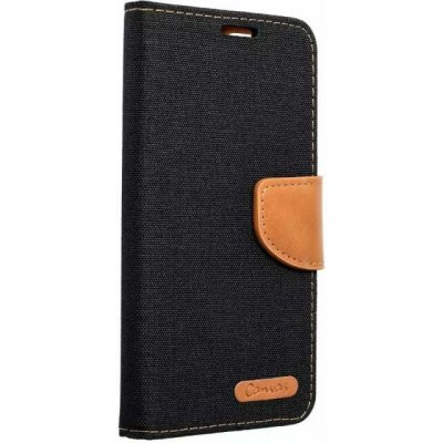 Coolcase Canvas pro mobil Xiaomi Redmi Note 12 4G Černé – Zboží Mobilmania