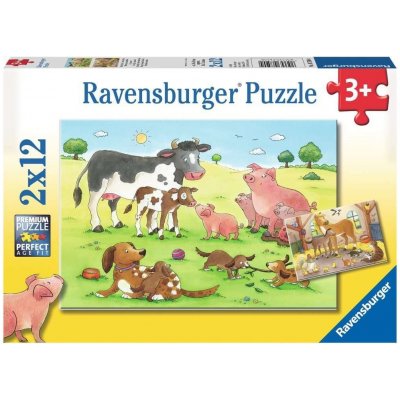 Ravensburger Zvířecí farma 2 x 12 dílků