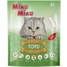 Miau Miau Tofu Cat Litter Aloe Vera 6 l