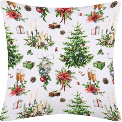 Darré bavlna Vánoční posezení 40 x 40 cm – Zboží Dáma