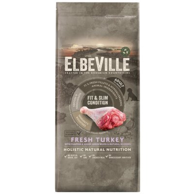 Elbeville Adult All Breeds Fresh Turkey Fit and Slim Condition 11,4 kg – Hledejceny.cz
