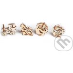 Ugears 3D mechanické puzzle U-Fidgety - ozubená kola 36 ks – Hledejceny.cz