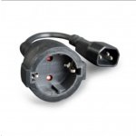 Gembird Power Adapter Cord IEC320 C14 -Schuko, M-F, 15cm – Zboží Živě
