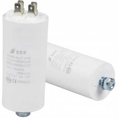SOK Kondenzátor rozběhový 45uF 450V – Sleviste.cz