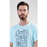 Kolo pánské pyžamo krátké mentolové – Zboží Dáma