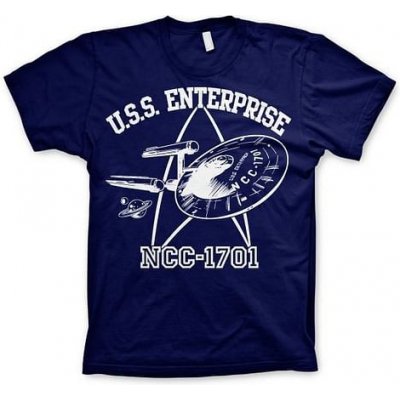 imago tričko Star Trek U.S.S. Enterprise modré – Zboží Mobilmania