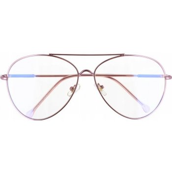 Brýle Pilotky s filtrem MODRÉ Zerówki