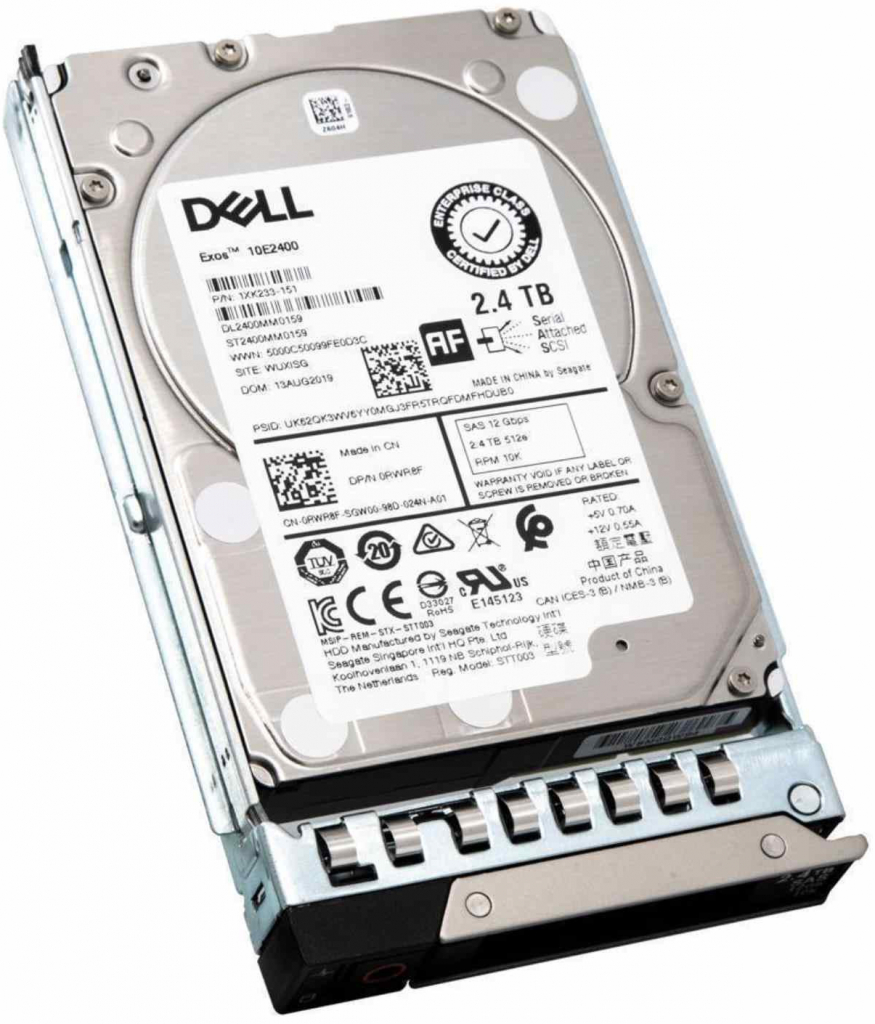 Dell 2.4TB 10k 512e SAS ISE 12Gbps 2.5in Hot Plug CK, 400-BEGI