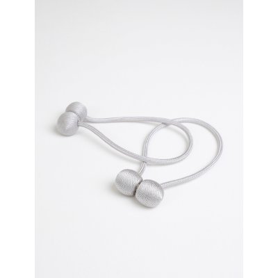 MKLuzkoviny.cz Magnetická spona na závěsy Daniela (2ks) - šedá – Zbozi.Blesk.cz