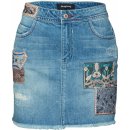 Desigual Patty sukně denim medium wash