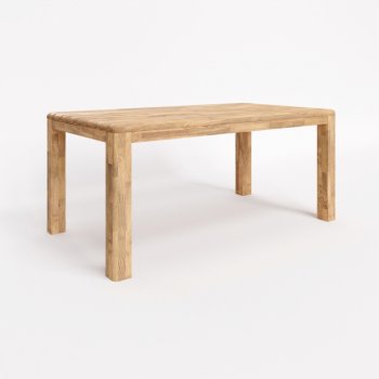 BMB RUBION s lubem masivní dubový stůl 100 x 200 cm